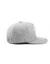 Underground Kulture Grey Woolly Snapback Baseball Cap 